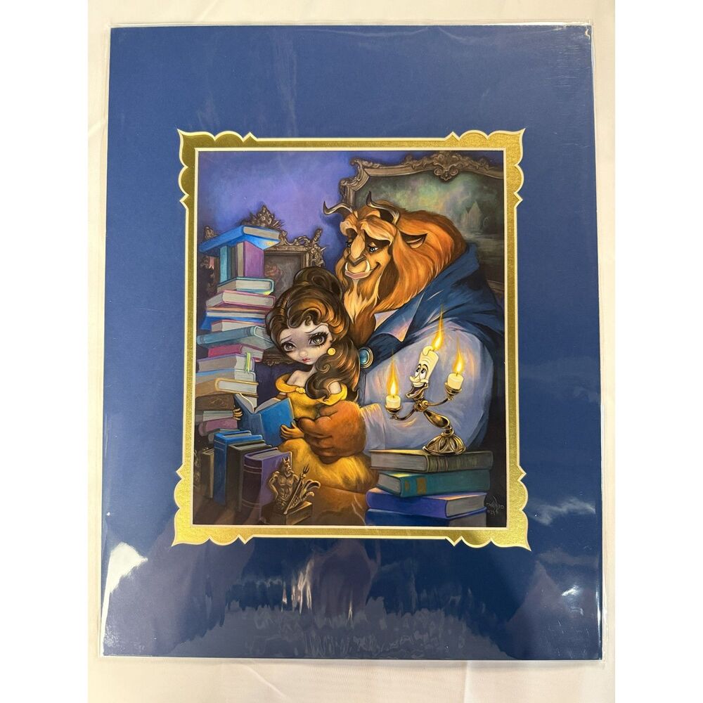 Disney Parks Belle in Beast’s Gallery Jasmine Becket-Griffith 14x18